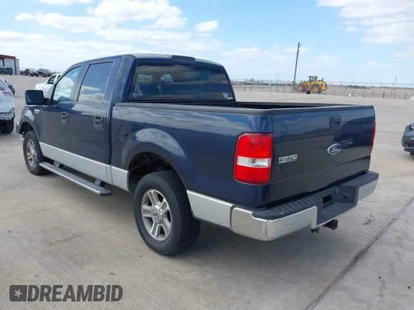 2005 Ford F-150 XLT with VIN 1FTRW12W55FB45231, listed as a IAAI auction lot 41825887 with 166,220 mi miles. Bid and sale history available at carsss.com. Image 3.