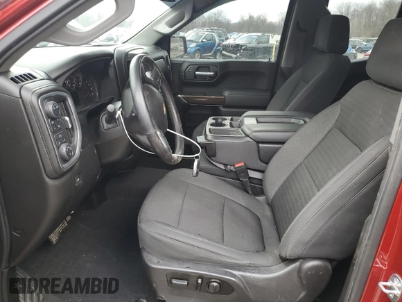2021 Chevrolet Silverado 1500 LT with VIN 1GCRYDED5MZ139626, listed as a Copart auction lot 44760205 with 79,477 mi miles and Salvage Title. Bid and sale history available at DreamBid. Image 7.