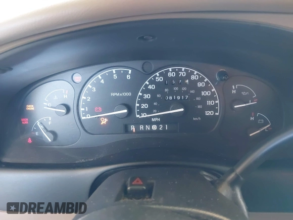 1997 Ford Ranger XLT with VIN 1FTCR14XXVPA34669, listed as a IAAI auction lot 41572934 with 81,917 mi miles. Bid and sale history available at carsss.com. Image 7.