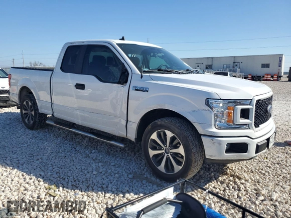 2020 Ford F-150 XL with VIN 1FTEX1CP3LKE58379, listed as a Copart auction lot 43537855 with 78,490 mi miles and Salvage Title. Bid and sale history available at DreamBid. Image 4.