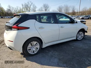 2023 Nissan LEAF S with VIN 1N4AZ1BV6PC553744, listed as a Copart auction lot 53261715 with 26,742 mi miles and Salvage Title. Bid and sale history available at DreamBid. Image 3.