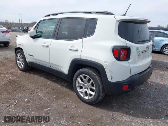 2016 Jeep Renegade Latitude with VIN ZACCJABT6GPC42190, listed as a IAAI auction lot 41820493 with 150,085 mi miles and . Bid and sale history available at DreamBid. Image 3.