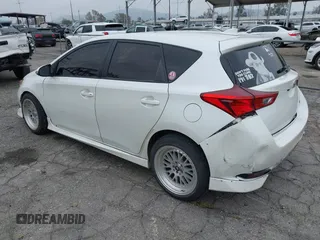 2016 Scion iM with VIN JTNKARJE3GJ507110, listed as a IAAI auction lot 41885833 with 247,020 mi miles. Bid and sale history available at carsss.com. Image 3.