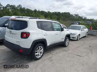2017 Jeep Renegade Latitude with VIN ZACCJBBB7HPF65291, listed as a IAAI auction lot 41962386 with 45,705 mi miles. Bid and sale history available at carsss.com. Image 4.