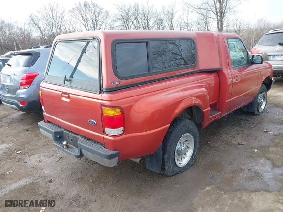 1998 Ford Ranger XLT with VIN 1FTYR11X7WPB02860, listed as a IAAI auction lot 41714168 with 90,617 mi miles. Bid and sale history available at carsss.com. Image 4.