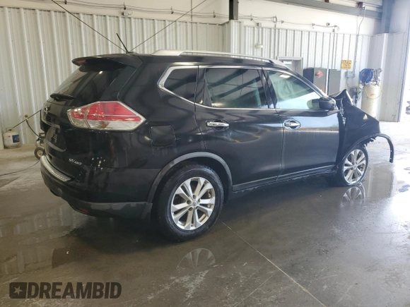 2016 Nissan Rogue SV z VIN KNMAT2MV1GP716047, wystawiony jako Copart lot #51146383 z przebiegiem 108 653 mil mil oraz Szkoda całkowita • Salvage title. Historia ofert i sprzedaży dostępna na DreamBid. Obrazek 3.