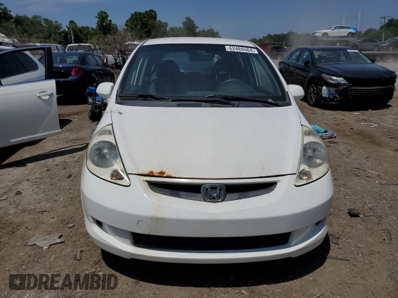 2008 Honda Fit with VIN JHMGD37448S804796, listed as a Copart auction lot 62469464 with 232,965 mi miles and Non Repairable. Bid and sale history available at carsss.com. Image 5.