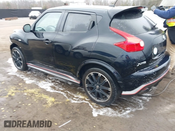 2013 Nissan Juke S with VIN JN8AF5MV6DT232097, listed as a IAAI auction lot 41126299 with 129,828 mi miles. Bid and sale history available at carsss.com. Image 3.