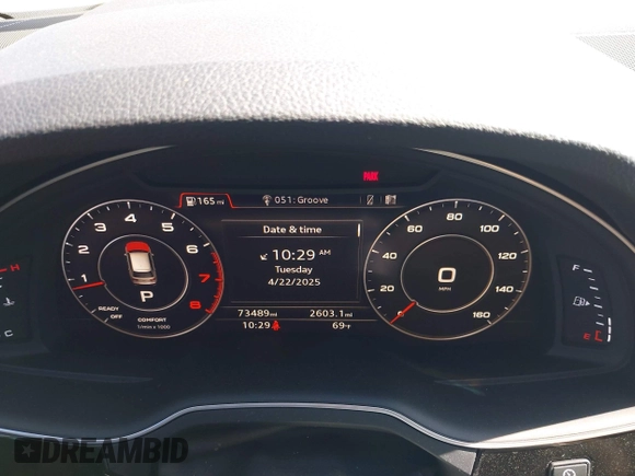 2019 Audi Q7 Prestige z VIN WA1VAAF77KD042653, wystawiony jako IAAI lot #42094332 z przebiegiem 73 489 mil mil oraz . Historia ofert i sprzedaży dostępna na DreamBid. Obrazek 7.