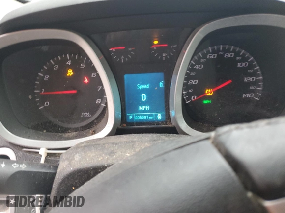2012 Chevrolet Equinox LT w/2LT with VIN 2GNFLNE58C6350594, listed as a Copart auction lot 42980805 with 205,597 mi miles and Non Repairable. Bid and sale history available at carsss.com. Image 9.