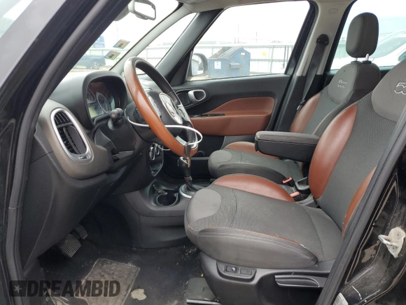 2016 FIAT 500L Trekking with VIN ZFBCFADHXGZ037485, listed as a Copart auction lot 54083385 with 95,678 mi miles and Clean Title. Bid and sale history available at carsss.com. Image 7.