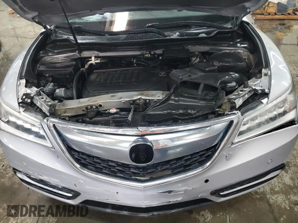 2015 Acura MDX Advance/Entertainment Pkg with VIN 5FRYD4H83FB025959, listed as a Copart auction lot 44531155 with 168,378 mi miles and Salvage Title. Bid and sale history available at carsss.com. Image 12.