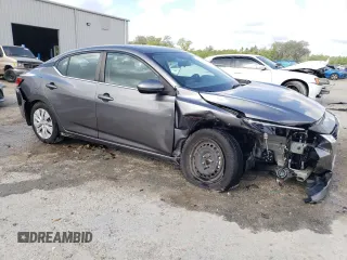 2021 Nissan Sentra S with VIN 3N1AB8BV1MY249282, listed as a Copart auction lot 52685155 with 28,405 mi miles and Non Repairable. Bid and sale history available at DreamBid. Image 4.