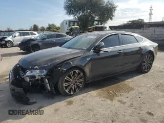 2014 Audi A7 3.0 Premium Plus with VIN WAUWGAFCXEN134518, listed as a Copart auction lot 86531124 with 116,016 mi miles and Salvage Title. Bid and sale history available at carsss.com. Image 1.
