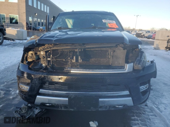 2016 Ford Expedition EL Platinum with VIN 1FMJK1MT8GEF52136, listed as a Copart auction lot 88994755 with 0 mi miles and Salvage Title. Bid and sale history available at carsss.com. Image 5.