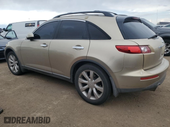 2003 Infiniti FX Options with VIN JNRBS08W83X404722, listed as a Copart auction lot 55863955 with 215,432 mi miles and Clean Title. Bid and sale history available at DreamBid. Image 2.