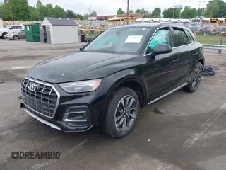 2021 Audi Q5 Premium with VIN WA1AAAFY2M2008206, listed as a IAAI auction lot 42129096 with 65,686 mi miles and . Bid and sale history available at DreamBid. Image 2.