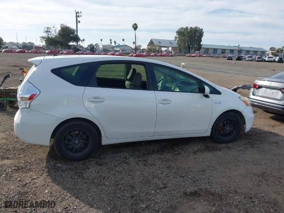 2014 Toyota Prius v Two with VIN JTDZN3EU5E3302430, listed as a IAAI auction lot 41598749 with 165,886 mi miles. Bid and sale history available at carsss.com. Image 13.