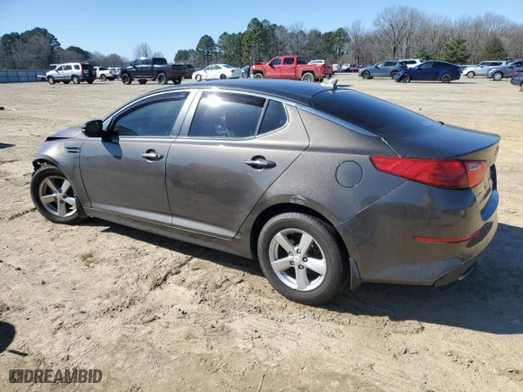 2014 Kia Optima LX with VIN 5XXGM4A74EG317520, listed as a Copart auction lot 46420135 with 171,161 mi miles and Salvage Title. Bid and sale history available at carsss.com. Image 2.