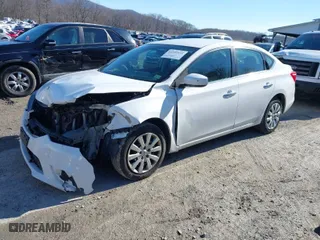 2019 Nissan Sentra S with VIN 3N1AB7AP4KY338354, listed as a IAAI auction lot 41555551 with 130,581 mi miles. Bid and sale history available at carsss.com. Image 2.