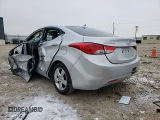 2013 Hyundai Elantra GLS z VIN KMHDH4AE6DU724975, wystawiony jako Copart lot #49169974 z przebiegiem Nie podano mil oraz Szkoda całkowita • Salvage title. Historia ofert i sprzedaży dostępna na DreamBid. Obrazek 3.