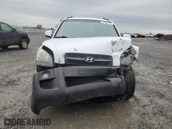 2007 Hyundai Tucson SE with VIN KM8JN12D37U524317, listed as a Copart auction lot 51601275 with 97,755 mi miles and Salvage Title. Bid and sale history available at carsss.com. Image 5.