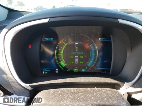 2017 Chevrolet Volt LT with VIN 1G1RC6S5XHU177873, listed as a Copart auction lot 71813102 with 73,858 mi miles. Bid and sale history available at carsss.com. Image 9.