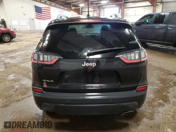 2020 Jeep Cherokee Altitude with VIN 1C4PJMLX5LD640648, listed as a Copart auction lot 84853594 with 85,178 mi miles and Salvage Title. Bid and sale history available at carsss.com. Image 6.