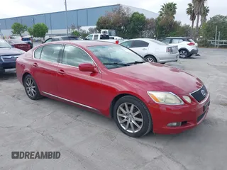 2006 Lexus GS with VIN JTHBH96S465025816, listed as a IAAI auction lot 42110433 with 183,682 mi miles. Bid and sale history available at carsss.com. Image 1.