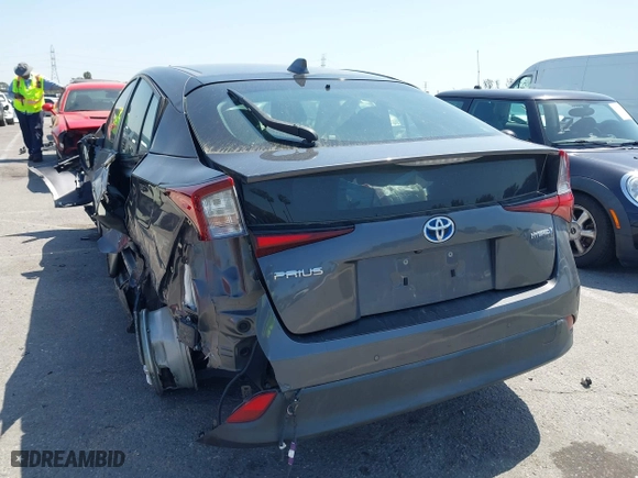 2020 Toyota Prius L Eco with VIN JTDKARFU3L3111990, listed as a IAAI auction lot 41964834 with 67,873 mi miles. Bid and sale history available at carsss.com. Image 3.