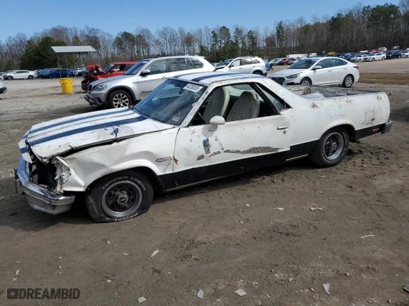 1981 Chevrolet El Camino with VIN 1GCCW80JXBD431816, listed as a Copart auction lot 46290535 with 22,666 mi miles and Salvage Title. Bid and sale history available at carsss.com. Image 1.