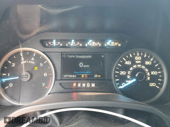 2018 Ford F-150 XL with VIN 1FTEW1E57JKC81069, listed as a Copart auction lot 49965175 with 127,140 mi miles and Clean Title. Bid and sale history available at carsss.com. Image 9.