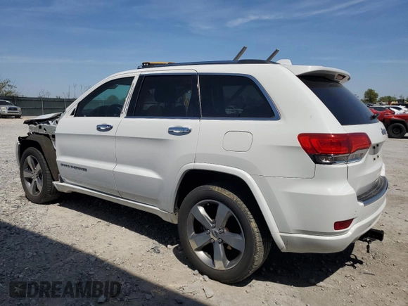2014 Jeep Grand Cherokee Overland with VIN 1C4RJECG5EC519870, listed as a Copart auction lot 52364725 with 78,043 mi miles and Salvage Title. Bid and sale history available at carsss.com. Image 2.
