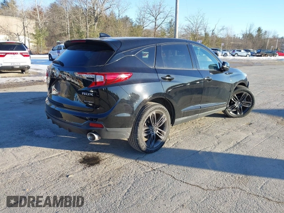 2019 Acura RDX w/A-Spec Pkg with VIN 5J8TC2H69KL005175, listed as a IAAI auction lot 41469189 with 98,827 mi miles. Bid and sale history available at carsss.com. Image 4.