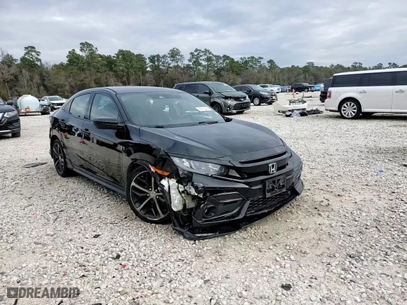 2021 Honda Civic Hatchback Sport with VIN SHHFK7H46MU404060, listed as a Copart auction lot 86760894 with 0 mi miles and Salvage Title. Bid and sale history available at carsss.com. Image 12.