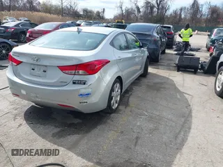 2013 Hyundai Elantra Limited with VIN 5NPDH4AE2DH191473, listed as a IAAI auction lot 41856481 with 54,705 mi miles and . Bid and sale history available at DreamBid. Image 4.