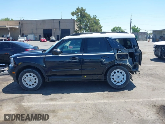 2023 Ford Bronco Sport Heritage with VIN 3FMCR9G6XPRD41896, listed as a IAAI auction lot 42459929 with 22,952 mi miles and . Bid and sale history available at DreamBid. Image 15.