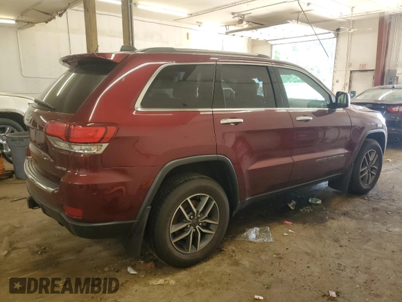 2021 Jeep Grand Cherokee Limited with VIN 1C4RJFBG9MC587711, listed as a Copart auction lot 59170385 with 96,034 mi miles and Salvage title. Bid and sale history available at DreamBid. Image 3.