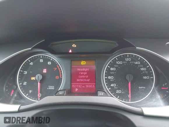 2012 Audi A4 Premium with VIN WAUBFAFLXCA120656, listed as a IAAI auction lot 42024150 with 151,192 mi miles and . Bid and sale history available at DreamBid. Image 7.