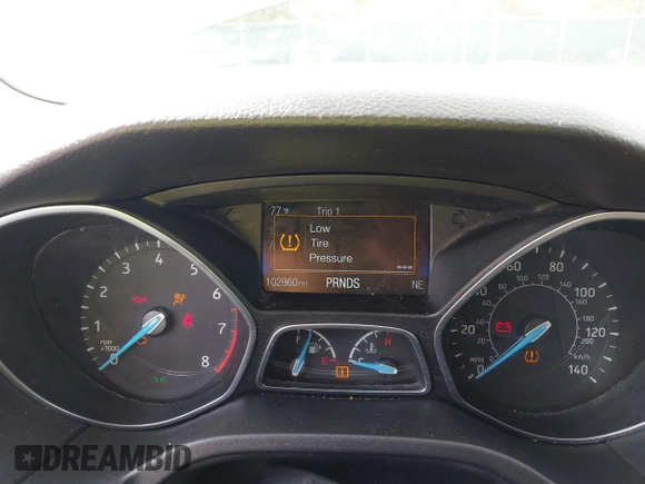 2015 Ford Focus SE with VIN 1FADP3F27FL386775, listed as a IAAI auction lot 42133393 with 102,960 mi miles and . Bid and sale history available at DreamBid. Image 7.