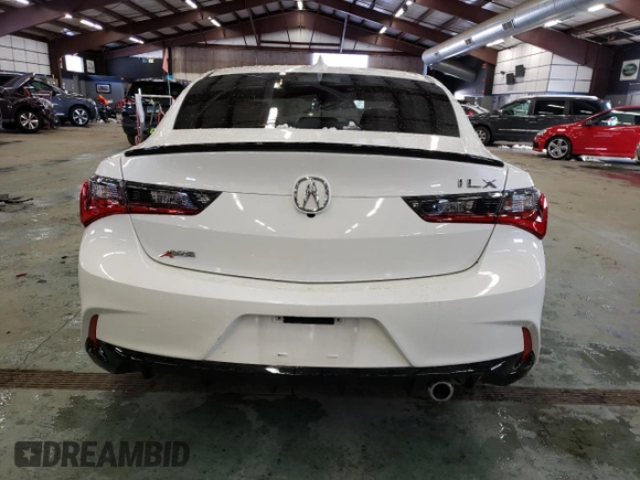2022 Acura ILX w/Premium/A-Spec Package with VIN 19UDE2F87NA008594, listed as a Copart auction lot 70517902 with 10,996 mi miles. Bid and sale history available at carsss.com. Image 6.