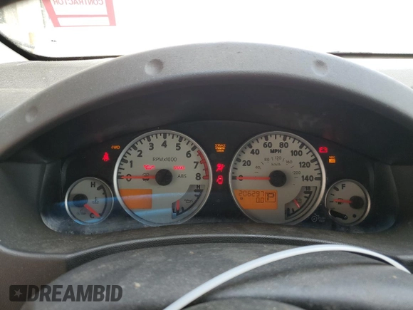 2011 Nissan Frontier SV with VIN 1N6AD0CW3BC430600, listed as a Copart auction lot 54168435 with 206,297 mi miles and Salvage title. Bid and sale history available at DreamBid. Image 9.