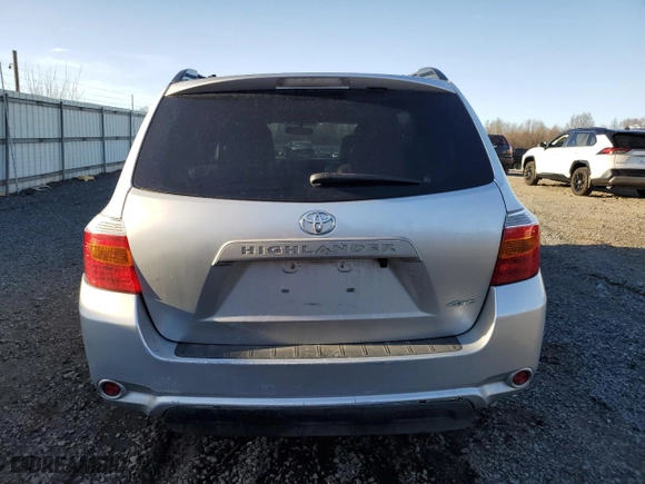 2010 Toyota Highlander with VIN 5TDBK3EH7AS006069, listed as a Copart auction lot 48087925 with 212,852 mi miles and Salvage Title. Bid and sale history available at carsss.com. Image 6.