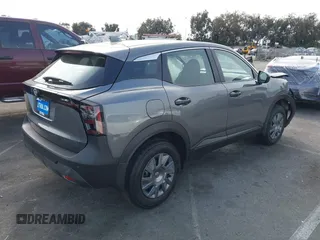 2025 Nissan Kicks S with VIN 3N8AP6BA7SL310908, listed as a IAAI auction lot 40967736 with 77 mi miles. Bid and sale history available at carsss.com. Image 4.