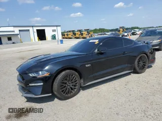 2018 Ford Mustang GT с VIN 1FA6P8CF5J5164892, выставлен на аукционе Copart как лот 54906985 с пробегом 60 632 миль миль и Списание • Salvage title. История ставок и продаж доступна на DreamBid. Изображение 1.