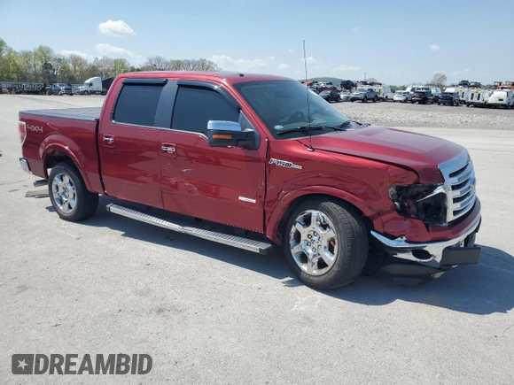 2014 Ford F-150 XL with VIN 1FTFW1ET9EKF43117, listed as a Copart auction lot 52719035 with 85,218 mi miles and Salvage Title. Bid and sale history available at carsss.com. Image 4.