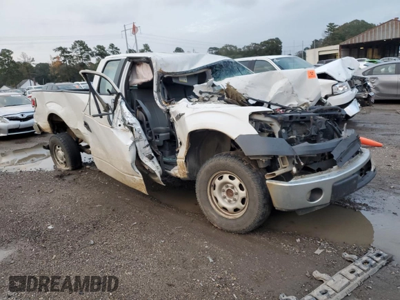 2014 Ford F-150 XL w/HD Payload Pkg with VIN 1FTVX1CF6EKD17087, listed as a Copart auction lot 84078064 with 0 mi miles and Salvage Title. Bid and sale history available at carsss.com. Image 4.
