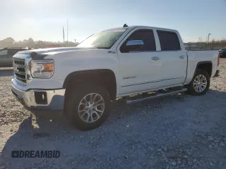 2014 GMC Sierra 1500 SLT with VIN 3GTU2VEC8EG420989, listed as a Copart auction lot 49357725 with 211,221 mi miles and Salvage title. Bid and sale history available at DreamBid. Image 1.