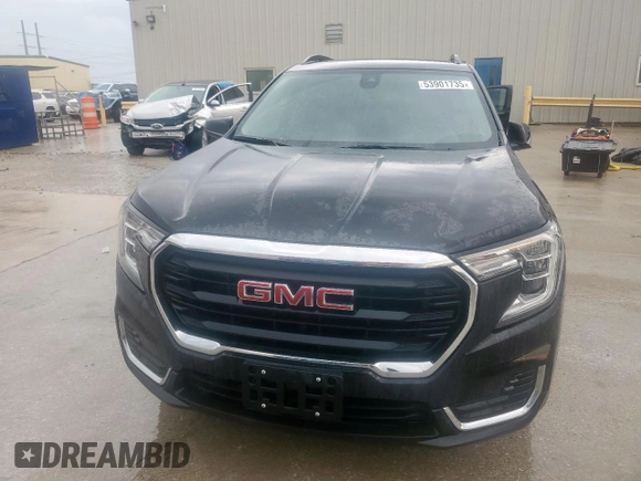 2022 GMC Terrain SLE z VIN 3GKALMEVXNL110818, wystawiony jako Copart lot #53901735 z przebiegiem 48 984 mil mil oraz Szkoda całkowita • Salvage title. Historia ofert i sprzedaży dostępna na DreamBid. Obrazek 5.