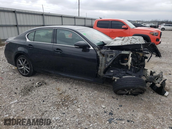 2016 Lexus GS 350 with VIN JTHCZ1BL7GA001603, listed as a Copart auction lot 42006154 with 0 mi miles and Salvage Title. Bid and sale history available at carsss.com. Image 4.